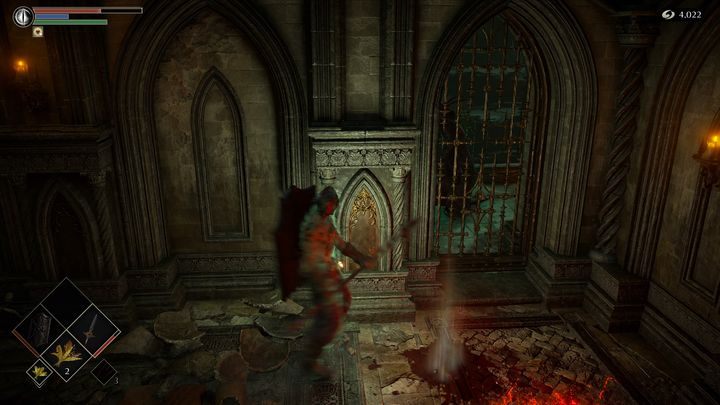 Kilka kroków dalej, po prawej stronie piętra, znajdują się kolejne drzwi, których nie będziecie mogli otworzyć - Demons Souls Remake: Więzienie Nadziei (3-1) - solucja, opis przejścia - Demons Souls Remake - poradnik do gry