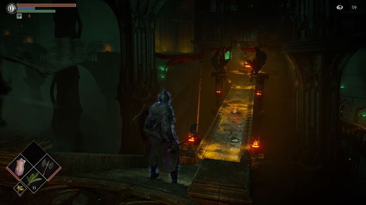 Kierujcie się na wprost, uważając, aby nie spaść w otchłań - Demons Souls Remake: Górna Latria (3-2) - solucja, opis przejścia - Demons Souls Remake - poradnik do gry