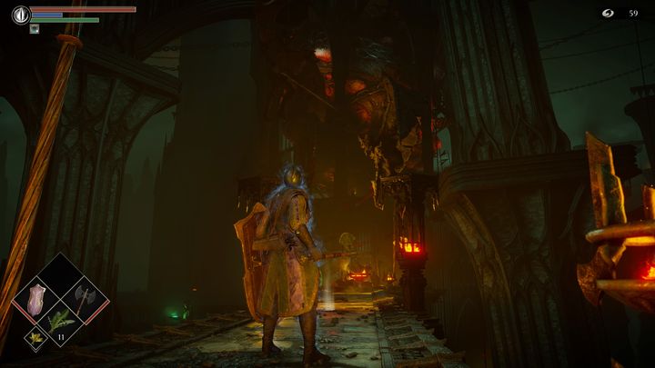 Na końcu drogi pojawi się kolejny Gargulec - Demons Souls Remake: Górna Latria (3-2) - solucja, opis przejścia - Demons Souls Remake - poradnik do gry