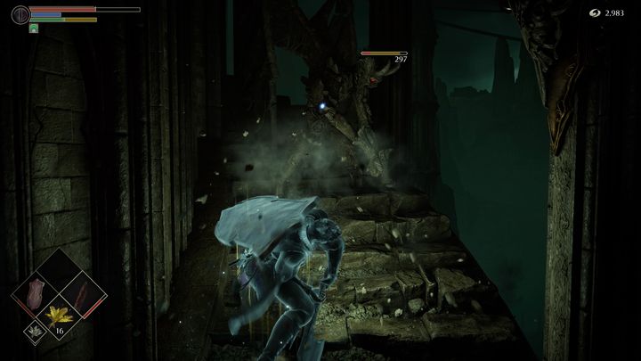 Następnie, gdy już przejdziecie przez mgłę, udajcie się po schodach na górę - Demons Souls Remake: Górna Latria (3-2) - solucja, opis przejścia - Demons Souls Remake - poradnik do gry