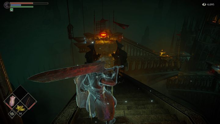 Wróćcie do miejsca, gdzie znajdowali się czterej przeciwnicy podtrzymujący więź z łańcuchem - Demons Souls Remake: Górna Latria (3-2) - solucja, opis przejścia - Demons Souls Remake - poradnik do gry