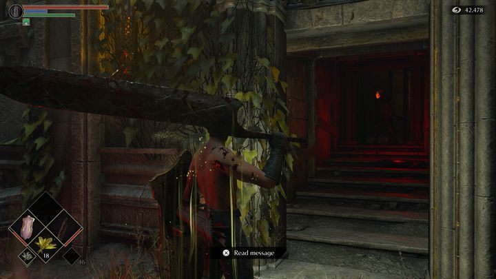 Po pokonaniu fantomów, udajcie się na drugi koniec pomieszczenia i skręćcie w prawo - Demons Souls Remake: Wieża Króla (1-4) - solucja, opis przejścia - Demons Souls Remake - poradnik do gry