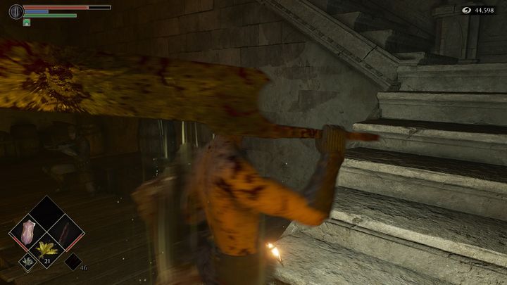 Na schodach znajdować się będzie rycerz - Demons Souls Remake: Wieża Króla (1-4) - solucja, opis przejścia - Demons Souls Remake - poradnik do gry