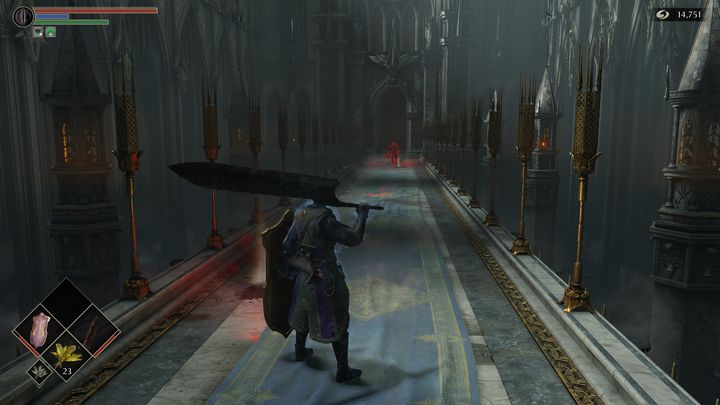 Gdy wejdziecie do środka pomieszczenia, idźcie cały czas przed siebie - Demons Souls Remake: Wieża Króla (1-4) - solucja, opis przejścia - Demons Souls Remake - poradnik do gry