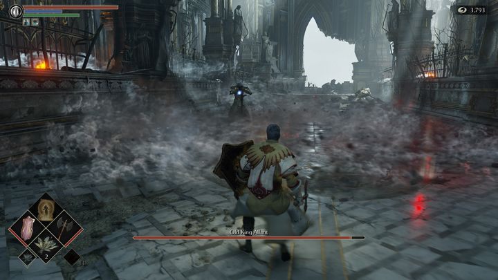 Jego AoE jest również potężnym ciosem - Demons Souls Remake: Stary Król Allant - boss, jak pokonać? - Demons Souls Remake - poradnik do gry