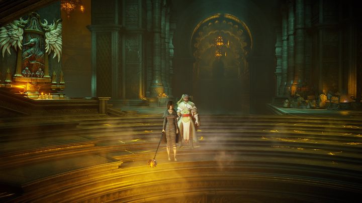 Warto wspomnieć, że po zakończeniu walki z bossem, jeśli pokonaliście już wszystkich innych arcydemonów takich jak: Smoczy Bóg, Stary Mnich, Astrea oraz Król Burz, to po przeniesieniu się do spójni, zastaniecie wielką, czarną dziurę - Demons Souls Remake: Stary Król Allant - boss, jak pokonać? - Demons Souls Remake - poradnik do gry