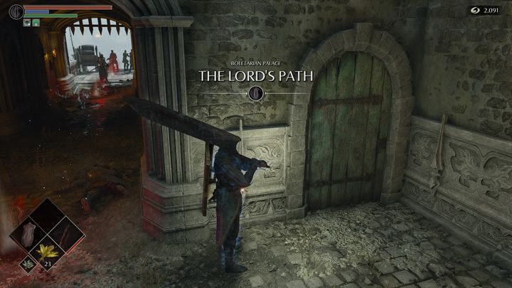 Jeśli pokonaliście Oficjela w połowie drogi do bossa w regionie 1-3, powinniście otrzymać Żelazne kółko na klucze (Iron Ring of Keys) - Demons Souls Remake: Biorr - jak uratować? - Demons Souls Remake - poradnik do gry