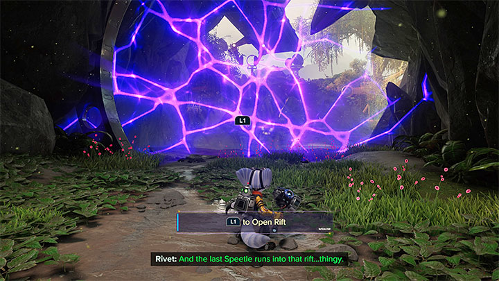 Pierwszy element pancerza możecie łatwo zdobyć w ramach postępów w głównej fabule - Ratchet & Clank Rift Apart: Sargasso - znajdźki, lista wszystkich, mapa - Ratchet & Clank Rift Apart - poradnik do gry