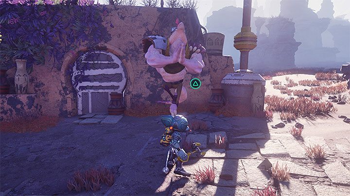 Dzięki odnajdywaniu kolejnych lul możecie otrzymywać od mnicha (Monk Scholar) z wioski niektóre ze znajdziek z głównej listy - Ratchet & Clank Rift Apart: Savali - znajdźki, lista wszystkich, mapa - Ratchet & Clank Rift Apart - poradnik do gry