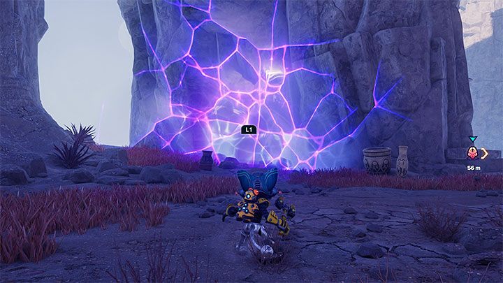 W celu pozyskania elementu pancerza musicie zbadać kieszeń wymiarową zlokalizowaną w południowo-wschodniej części mapy - Ratchet & Clank Rift Apart: Savali - znajdźki, lista wszystkich, mapa - Ratchet & Clank Rift Apart - poradnik do gry
