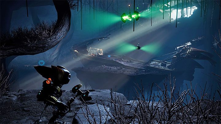 Liniowa trasa przeprawy przez jaskinię doprowadzi Was do wielkiego wraku statku - Ratchet & Clank Rift Apart: Savali - znajdźki, lista wszystkich, mapa - Ratchet & Clank Rift Apart - poradnik do gry