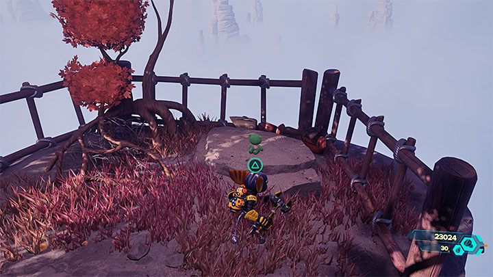 Misia odnajduje się na wyspie zlokalizowanej na południowym krańcu mapy - Ratchet & Clank Rift Apart: Savali - znajdźki, lista wszystkich, mapa - Ratchet & Clank Rift Apart - poradnik do gry