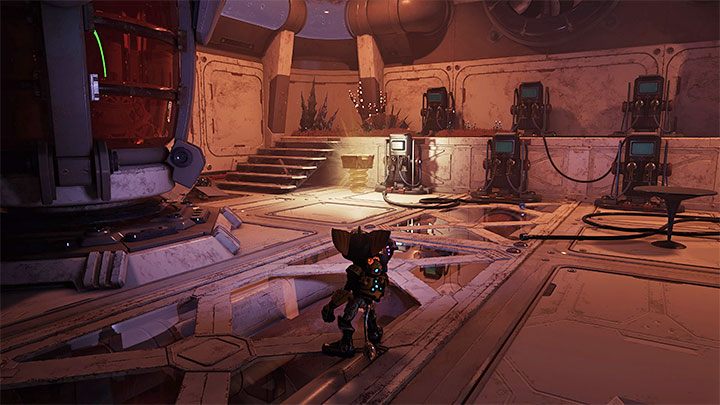 Po przyciągnięciu się do szczeliny (F1) znajdziecie się w pomieszczeniu ze znajdźką - Ratchet & Clank Rift Apart: Cordelion - znajdźki, lista wszystkich, mapa - Ratchet & Clank Rift Apart - poradnik do gry