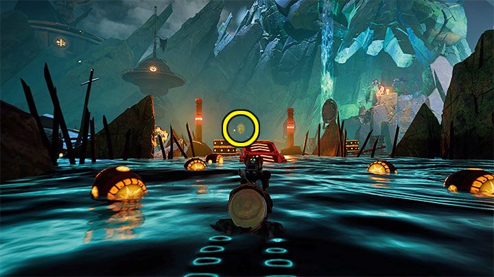 Śrubka ta lewituje nad centralnym zbiornikiem wodnym - Ratchet & Clank Rift Apart: Ardolis - znajdźki, lista wszystkich, mapa - Ratchet & Clank Rift Apart - poradnik do gry