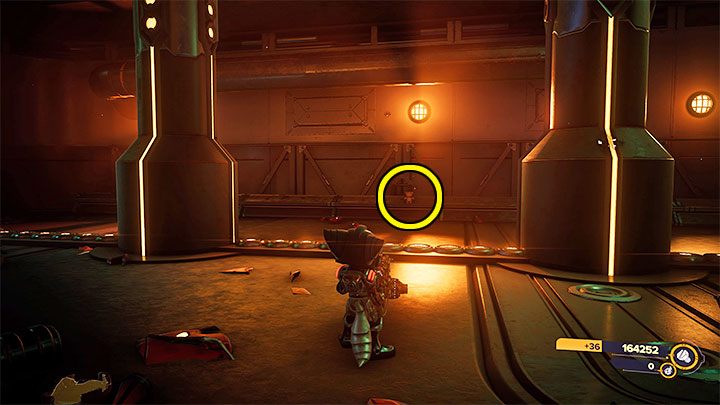 W przypadku tego sekretu musicie opuścić szyby wentylacyjne, w których był opisany powyżej szpiegobot i zbadać wnętrze centrum przetwarzania - Ratchet & Clank Rift Apart: Viceron - znajdźki, lista wszystkich, mapa - Ratchet & Clank Rift Apart - poradnik do gry