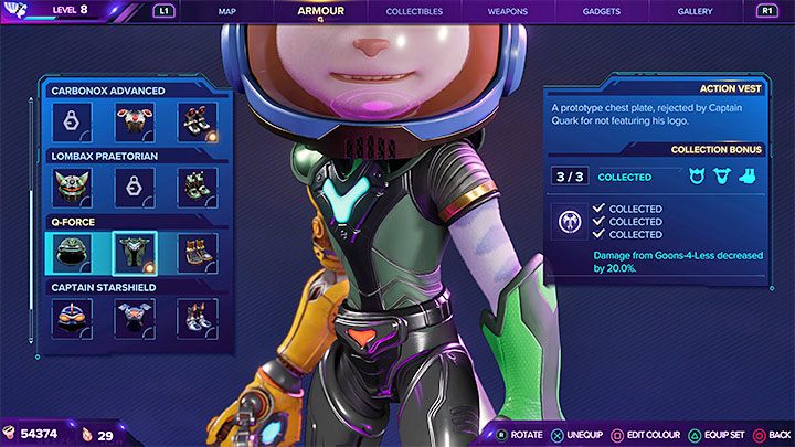 Obok cel znajdziecie stanowisko do bezproblemowego odebrania znajdźki - Ratchet & Clank Rift Apart: Viceron - znajdźki, lista wszystkich, mapa - Ratchet & Clank Rift Apart - poradnik do gry