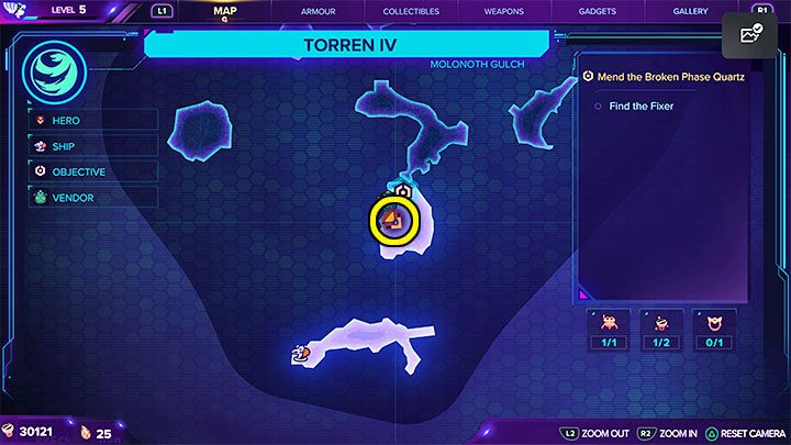 Miś znajduje się na terenie wioski w południowej części mapy - Ratchet & Clank Rift Apart: Misie/CraiggerBear - lista pluszowych misiów - Ratchet & Clank Rift Apart - poradnik do gry