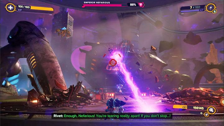 3 - Ratchet & Clank Rift Apart: Imperator Nefarious, Finałowy boss - jak pokonać? - Ratchet & Clank Rift Apart - poradnik do gry