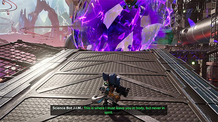 J - Ratchet & Clank Rift Apart: Naprawienie anomalii i dotarcie do wiertła - solucja - Ratchet & Clank Rift Apart - poradnik do gry