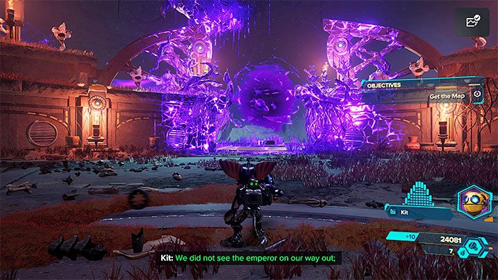 Do rozwiązania finałowych 3 zagadek możecie przystąpić po powrocie na planetę Savali - ma to miejsce po zniszczeniu statków Nefariousa w trakcie powtórnej wizyty na Sargasso - Ratchet & Clank Rift Apart: Clank, Powrót na Savali - rozwiązania zagadek, lista - Ratchet & Clank Rift Apart - poradnik do gry