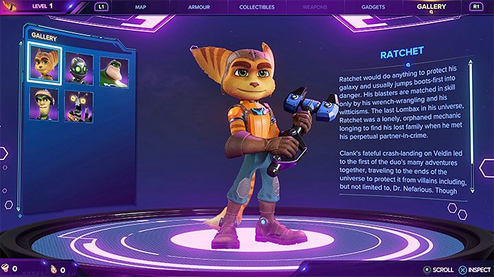 Bohaterowie mają broń białą od samego początku gry - Ratchet korzysta z klucza francuskiego, zaś Rivet z młota - Ratchet & Clank Rift Apart: Bronie - lista - Ratchet & Clank Rift Apart - poradnik do gry
