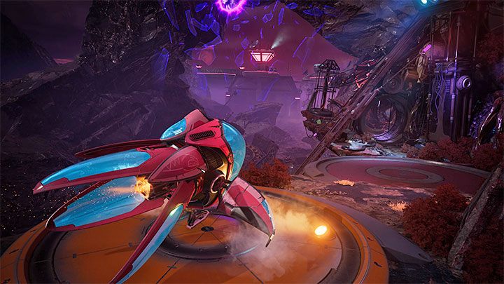 Po tym jak wykonacie wszystkie obowiązkowe czynności podczas pierwszej wizyty na planecie Sargasso doprowadzicie do odblokowania dostępu do statku kosmicznego, który jest w grze używany do podróżowania pomiędzy planetami - Ratchet & Clank Rift Apart: Eksploracja świata gry - Ratchet & Clank Rift Apart - poradnik do gry