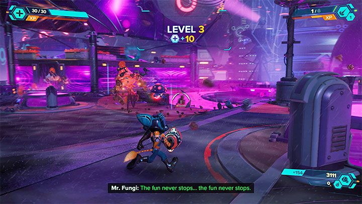 Główni bohaterowie gry - Ratchet oraz Rivet - mogą awansować na kolejne poziomy doświadczenia - Ratchet & Clank Rift Apart: Rozwój postaci i ulepszanie broni - Ratchet & Clank Rift Apart - poradnik do gry