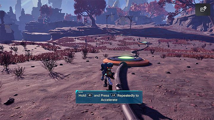 Większość pól siłowych wyłącza się przebiegając po okrągłych płytach naciskowych - Ratchet & Clank Rift Apart: Bariery, pola siłowe - jak się zachować? - Ratchet & Clank Rift Apart - poradnik do gry