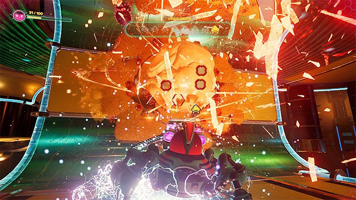 Drugi rodzaj zagadek to sceny, w których steruje się miniaturową maszyną - Usterką (Glitch) - Ratchet & Clank Rift Apart: Mam problem z zagadką - co zrobić? - Ratchet & Clank Rift Apart - poradnik do gry