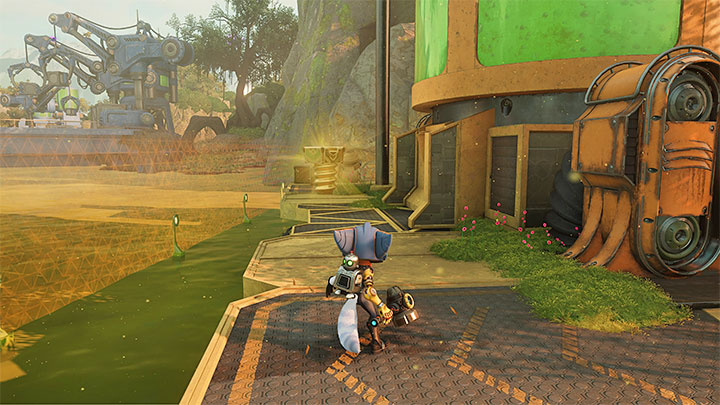 Spodziewajcie się starcia z jeszcze jednym Grunthorem, jak również z mniejszymi potworami, których warto szybko pozbywać się np - Ratchet & Clank Rift Apart: Zbadanie anomalii, kryjówka Rivet - solucja - Ratchet & Clank Rift Apart - poradnik do gry