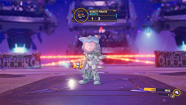 Na arenie znajdziecie skrzynki z amunicją i zdrowiem, z których warto w razie potrzeby korzystać - Ratchet & Clank Rift Apart: Pokonanie potworów i Francois na arenie - solucja - Ratchet & Clank Rift Apart - poradnik do gry