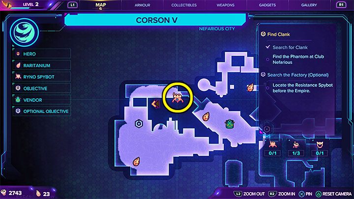 1 - Ratchet & Clank Rift Apart: ŻUBR/RYNO, broń ostateczna - lista szpiegobotów - Ratchet & Clank Rift Apart - poradnik do gry