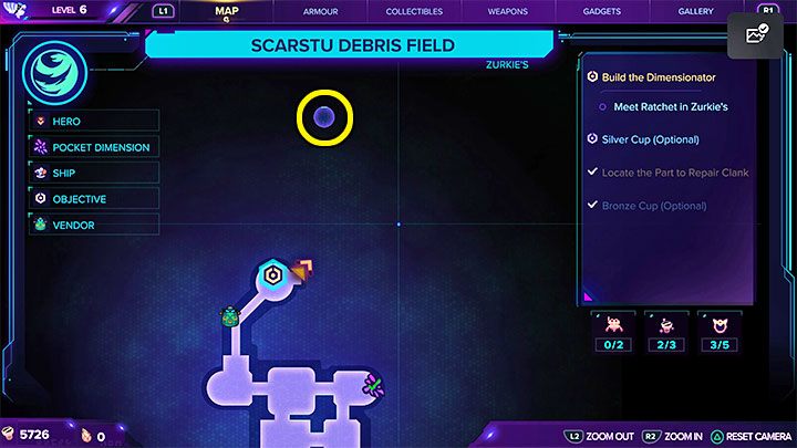 3 - Ratchet & Clank Rift Apart: ŻUBR/RYNO, broń ostateczna - lista szpiegobotów - Ratchet & Clank Rift Apart - poradnik do gry