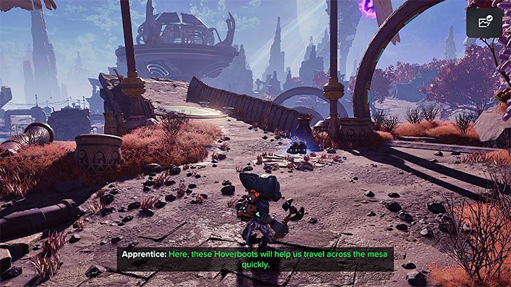 Warto zbadać wioskę po to żeby odnaleźć m - Ratchet & Clank Rift Apart: Powstrzymanie ataku na wioskę - solucja - Ratchet & Clank Rift Apart - poradnik do gry