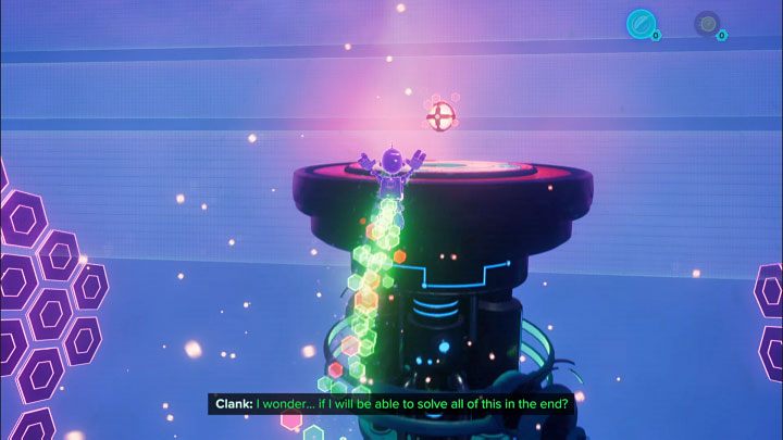 Wróćcie się do miejsca, w którym użyliście sfery podniesienia - Ratchet & Clank Rift Apart: Clank, Sargasso - rozwiązania zagadek, lista - Ratchet & Clank Rift Apart - poradnik do gry