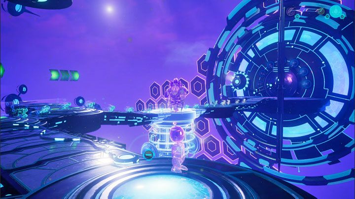 Pozostało już Wam tylko zaczekać aż dostatecznie duża liczba projekcji dotrze do meta-terminalu i odblokuje wyjście - Ratchet & Clank Rift Apart: Clank, Blizar Prime - rozwiązania zagadek, lista - Ratchet & Clank Rift Apart - poradnik do gry