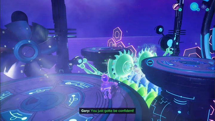 Po zabraniu sfery szybkości powróćcie do centralnej części lokacji i wysuńcie dwie poprzednie kule ze slotów, w których ich wcześniej umieściliście, czyli - Ratchet & Clank Rift Apart: Clank, Blizar Prime - rozwiązania zagadek, lista - Ratchet & Clank Rift Apart - poradnik do gry