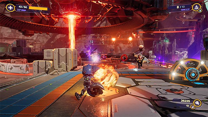 W pierwszej kolejności czekają Was starcia z grupami zwykłych przeciwników - Ratchet & Clank Rift Apart: Desantowiec opryszków, Blizar Prime - jak pokonać? - Ratchet & Clank Rift Apart - poradnik do gry