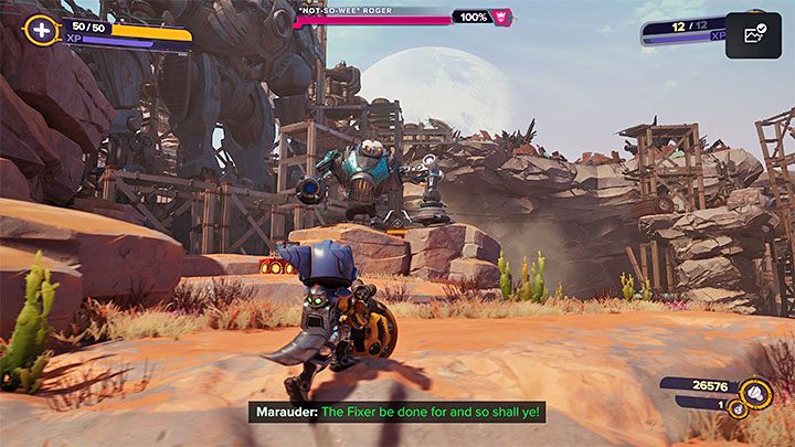 Drugi boss - Not-So-Wee Roger - pojawia się stosunkowo niedługo po rozprawieniu z opisanym powyżej pierwszym bossem Wee Roger - Ratchet & Clank Rift Apart: Wee Roger, Torren IV - jak pokonać? - Ratchet & Clank Rift Apart - poradnik do gry