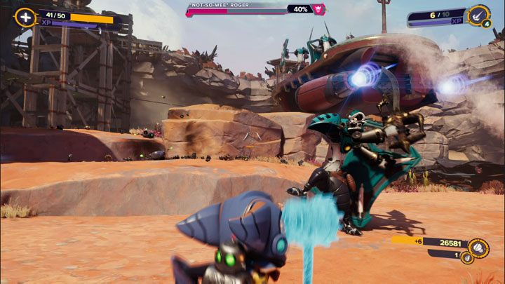 Jedyną nowością jest to, że do walk mogą przystępować piraci z tarczami - Ratchet & Clank Rift Apart: Wee Roger, Torren IV - jak pokonać? - Ratchet & Clank Rift Apart - poradnik do gry