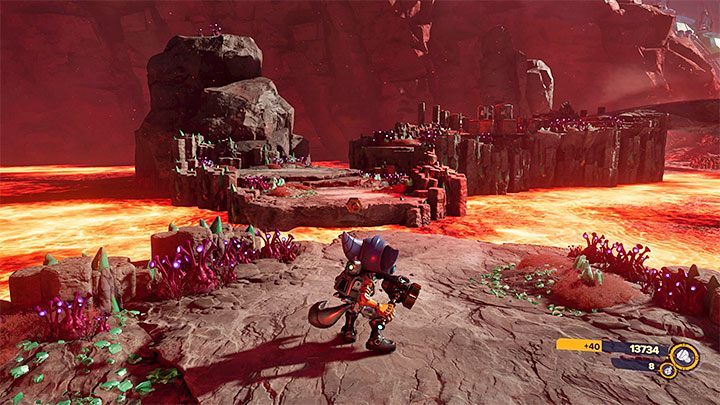 Problem / bug z ukończeniem bitwy może występować przede wszystkim w tych lokacjach, w których pojawia się lawa - Ratchet & Clank Rift Apart: Bitwa nie kończy się - dlaczego? - Ratchet & Clank Rift Apart - poradnik do gry