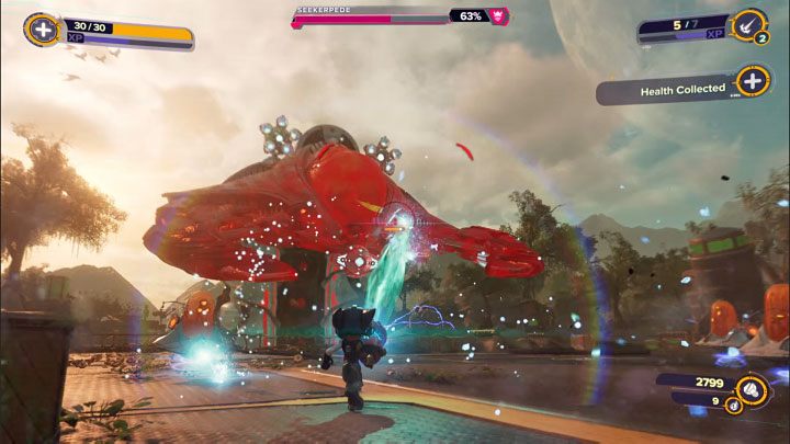 Spodziewajcie się tego, że na arenie walk mogą pojawiać się zwykli przeciwnicy - Ratchet & Clank Rift Apart: Troponoga, Sargasso - jak pokonać bossa? - Ratchet & Clank Rift Apart - poradnik do gry