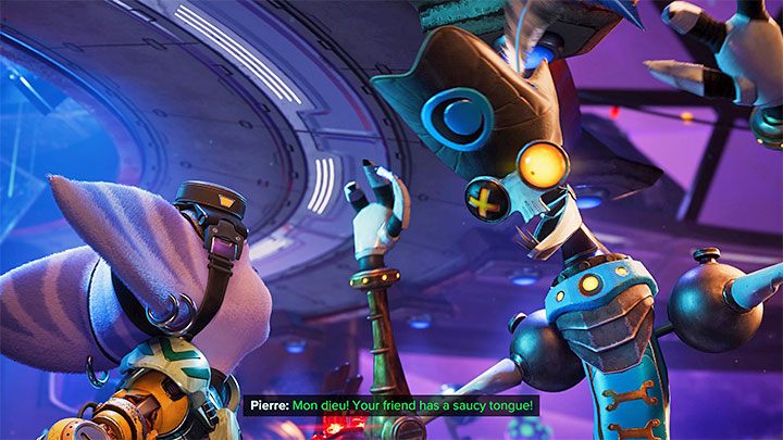 Po tym jak po raz pierwszy w ramach awansowania w głównej fabule dotrzecie do lokacji Chmura Szczątków Scarstu będziecie musieli odwiedzić Gastropub - Ratchet & Clank Rift Apart: Francois, Chmura Szczątków Scarstu - jak pokonać? - Ratchet & Clank Rift Apart - poradnik do gry