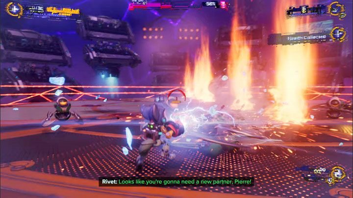 Do walk mogą z czasem dołączyć mechaniczni pomocnicy Francois - Ratchet & Clank Rift Apart: Francois, Chmura Szczątków Scarstu - jak pokonać? - Ratchet & Clank Rift Apart - poradnik do gry