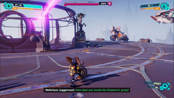 Do konfrontacji z dwoma Dowódcami inwazji (Invasion Commanders) dochodzi w finałowej części pobytu na planecie Savali - Ratchet & Clank Rift Apart: Dowódcy inwazji, Savali - jak pokonać? - Ratchet & Clank Rift Apart - poradnik do gry