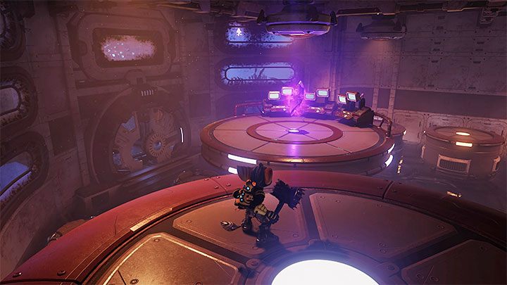 Doskakujcie do kolejnych platform, a następnie zdecydujcie się na bieganie po ścianach - Ratchet & Clank Rift Apart: Odnalezienie Kuźni Rubion - solucja - Ratchet & Clank Rift Apart - poradnik do gry