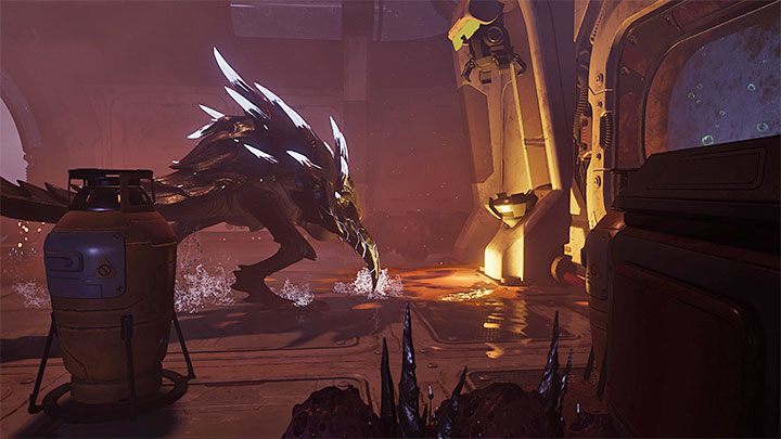 Do odwracania uwagi Wolta służą żółte pojemniki z kisielem - Jelly Canisters - Ratchet & Clank Rift Apart: Naprawienie kuźni - solucja - Ratchet & Clank Rift Apart - poradnik do gry