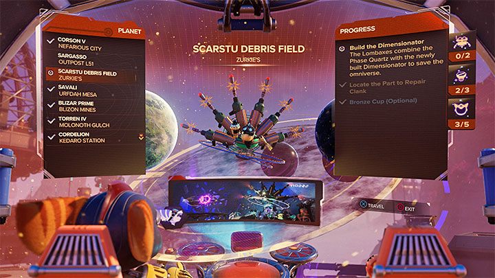 Do lokacji Chmura Szczątków Scarstu musicie powrócić w ramach zaliczania głównej fabuły po tym jak - Ratchet & Clank Rift Apart: Spotkanie z Ratchetem w Gastropubie - solucja - Ratchet & Clank Rift Apart - poradnik do gry