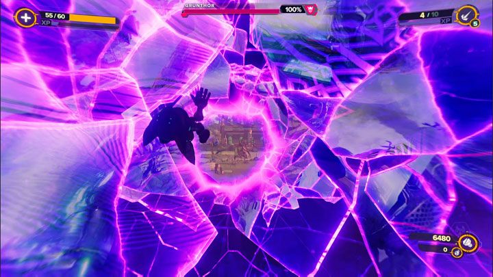 Prowadźcie walki do momentu gdy Nefariousowi pozostanie połowa paska zdrowia - Ratchet & Clank Rift Apart: Spotkanie z Ratchetem w Gastropubie - solucja - Ratchet & Clank Rift Apart - poradnik do gry