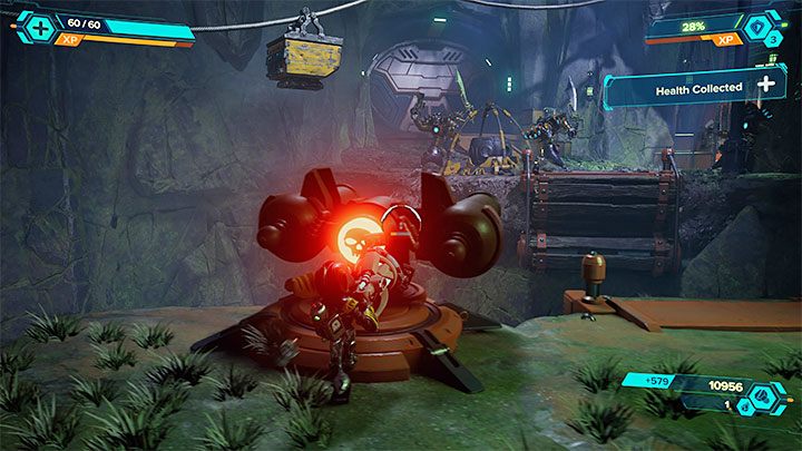 Podążajcie dalej ścieżką zakładającą doskakiwanie do sąsiednich półek (unikajcie wpadania do wody) - Ratchet & Clank Rift Apart: Uratowanie Pierrea Le Fer - solucja - Ratchet & Clank Rift Apart - poradnik do gry